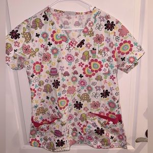 Veterinary scrub top